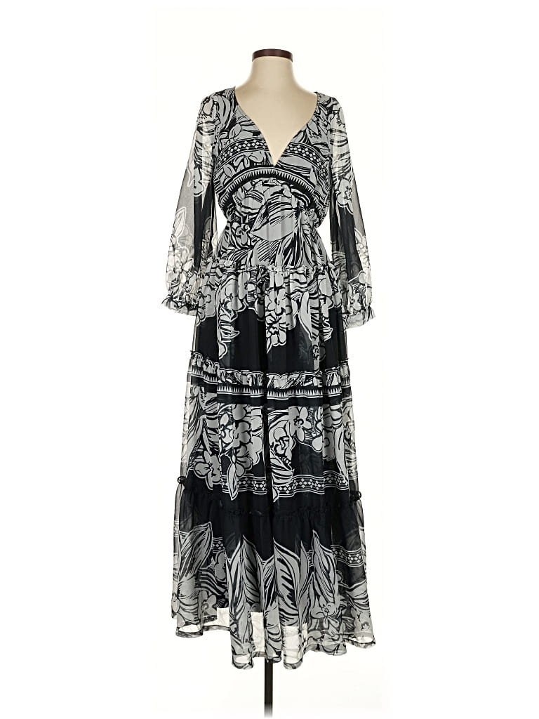 Pre-owned Vineet Bahl Casual Dress In Black