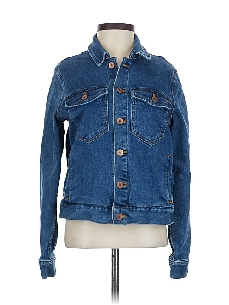 Pre-owned J.crew Mercantile Denim Jacket In Blue