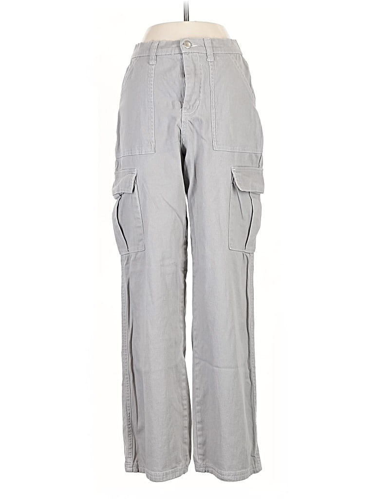 Pre-owned No Comment Cargo Pants In Gray