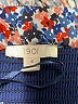 1901 100% Polyester Print Blue Jumpsuit Size 4 - photo 4