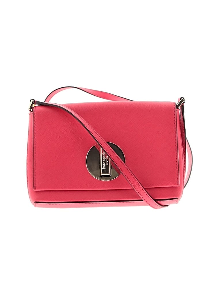 Pre-owned Kate Spade New York Leather Crossbody Bag In Pink