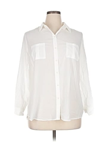 Ambiance Apparel 3/4 Sleeve Blouse (view 1)