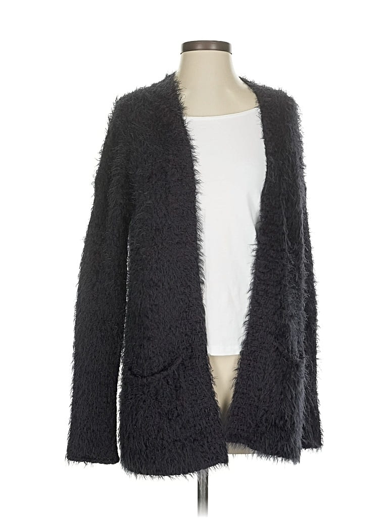 Pre-owned Express Cardigan Sweater In Gray