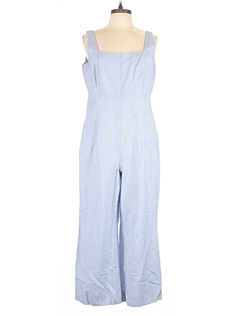 Pre-owned Ann Taylor Loft Jumpsuit In Blue