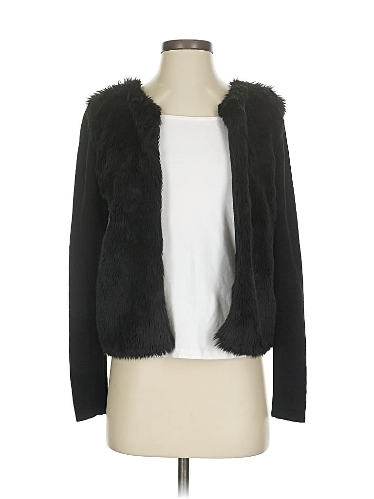 Pre-owned Banana Republic Factory Store Cardigan Sweater In Black