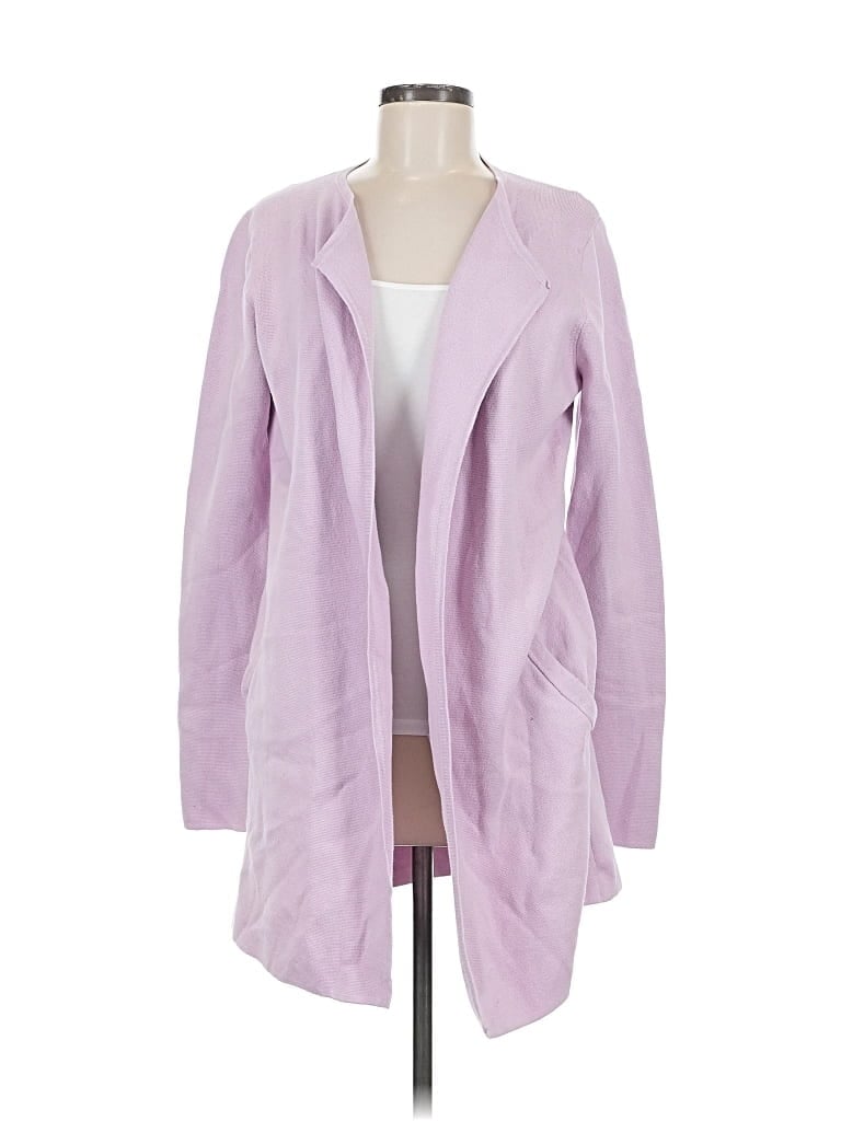Pre-owned J.crew Factory Store Cardigan Sweater In Purple
