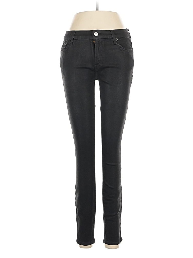 Pre-owned 7 For All Mankind Jeans In Black