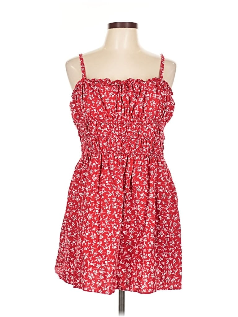Pre-owned Wild Fable Casual Dress In Red