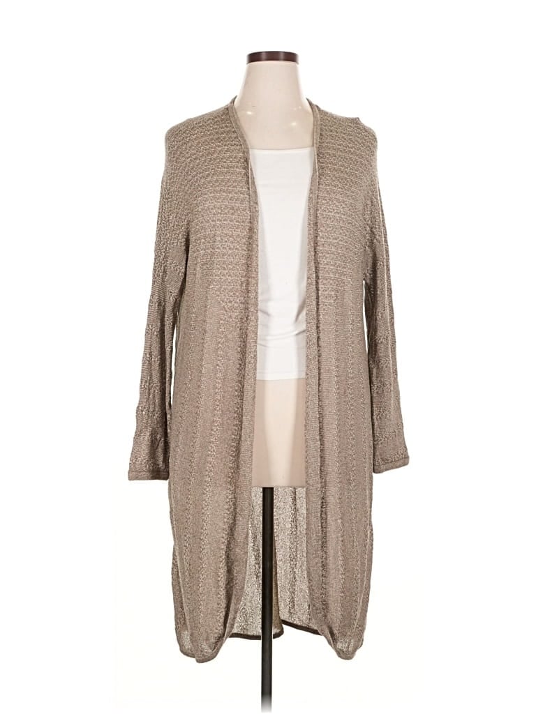 Pre-owned Chico's Cardigan Sweater In Brown
