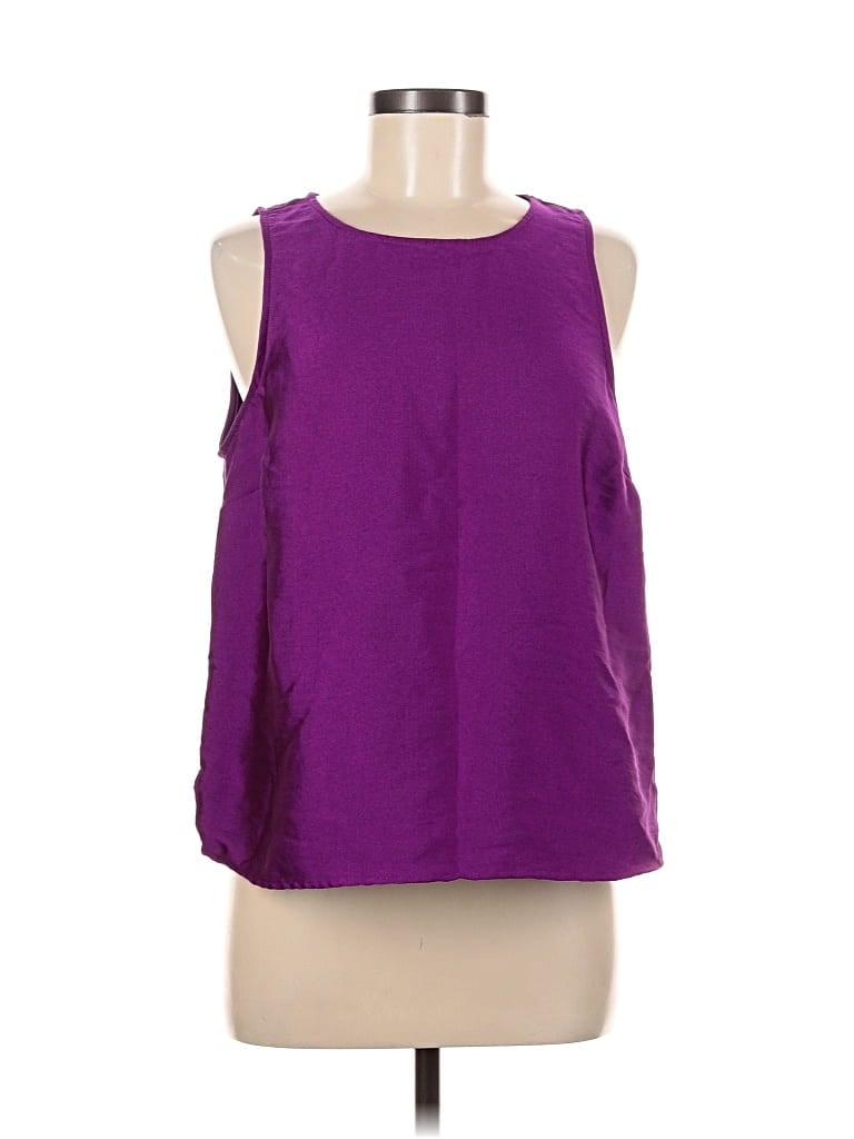 Pre-owned Vince Camuto Sleeveless Blouse In Purple