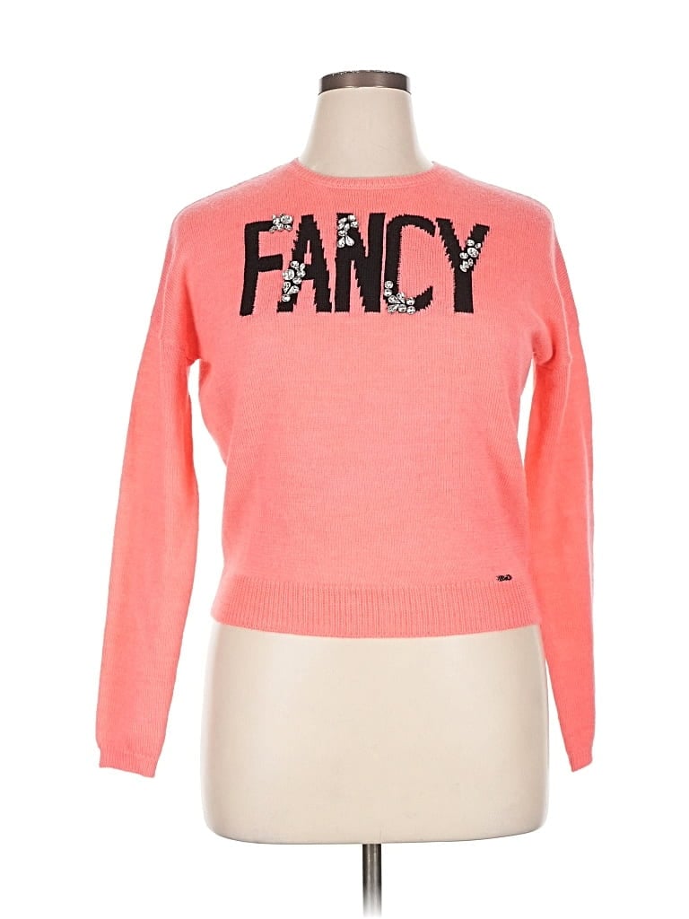 Pre-owned Liu •jo Pullover Sweater In Orange