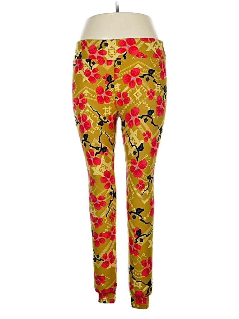 Pre-owned Lularoe Leggings In Brown