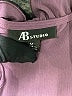 AB Studio 100% Polyester Purple 3/4 Sleeve Blouse Size M - photo 6