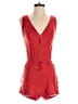 Bebe 100% Lyocell Solid Red Romper Size 0 - photo 1