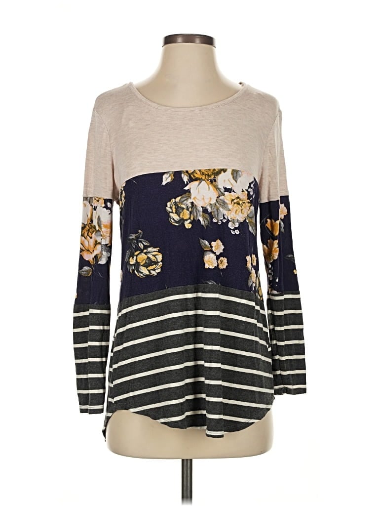 Pre-owned Truself Long Sleeve T-shirt In Brown