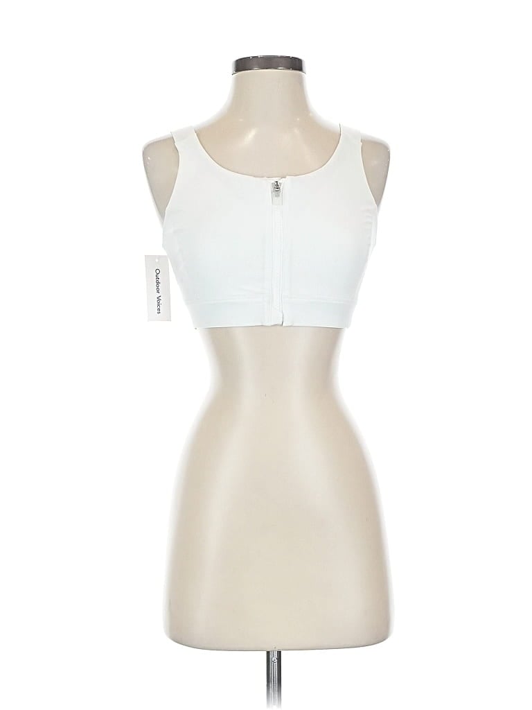 Pre-owned Outdoor Voices Sports Bra In White