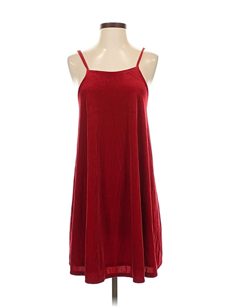 Pre-owned Kimchi Blue Casual Dress In Burgundy