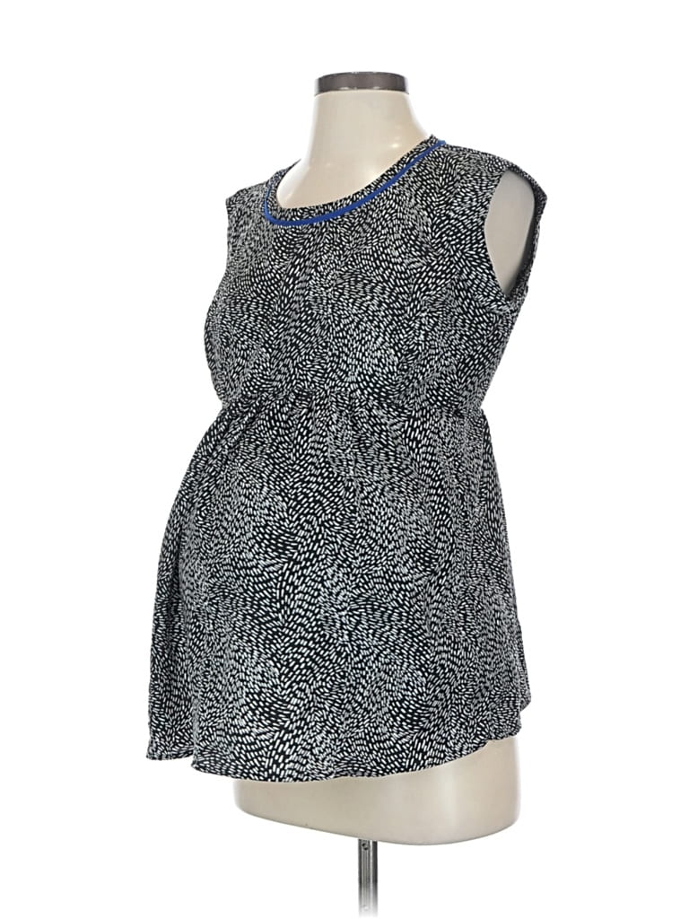 Pre-owned Motherhood Sleeveless Blouse In Silver