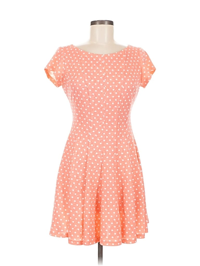 Pre-owned Gabby Skye Casual Dress In Orange