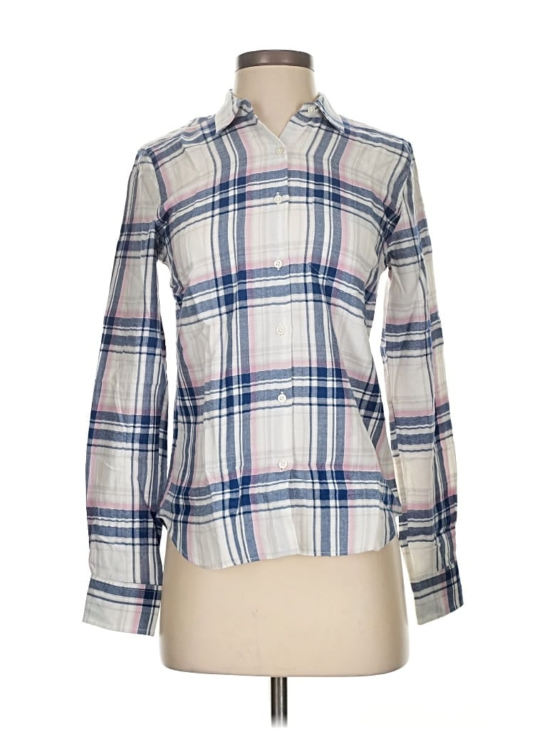 Pre-owned Untuckit Long Sleeve Button Down Shirt In White