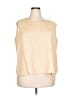 Assorted Brands 100% Polyester Tan Sleeveless Blouse Size 22 - photo 1