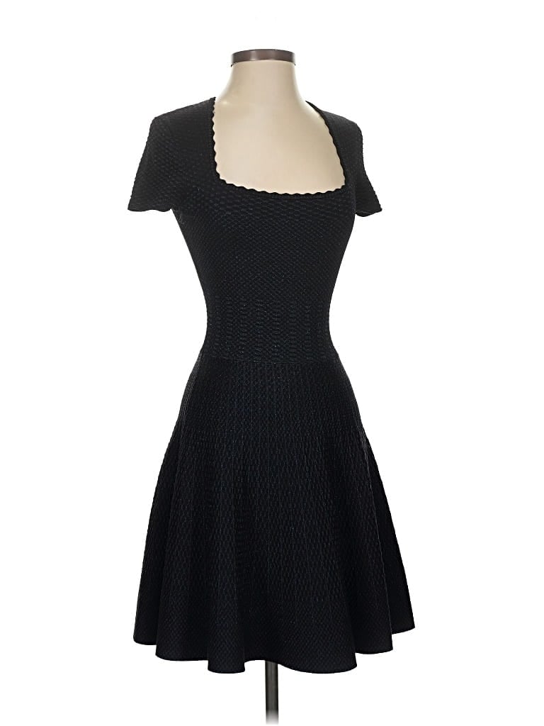 Pre-owned Torn By Ronny Kobo Cocktail Dress In Black