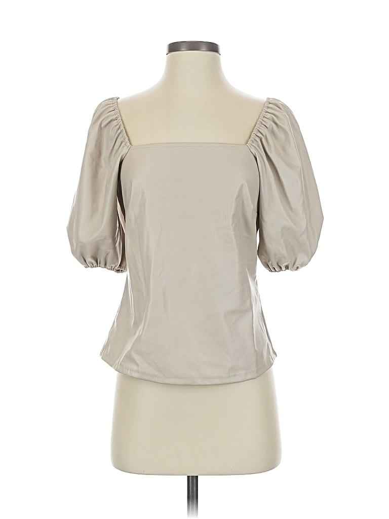 Pre-owned Boston Proper 3/4 Sleeve Blouse In Gray