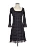 Studio M Argyle Black Casual Dress Size S - photo 1