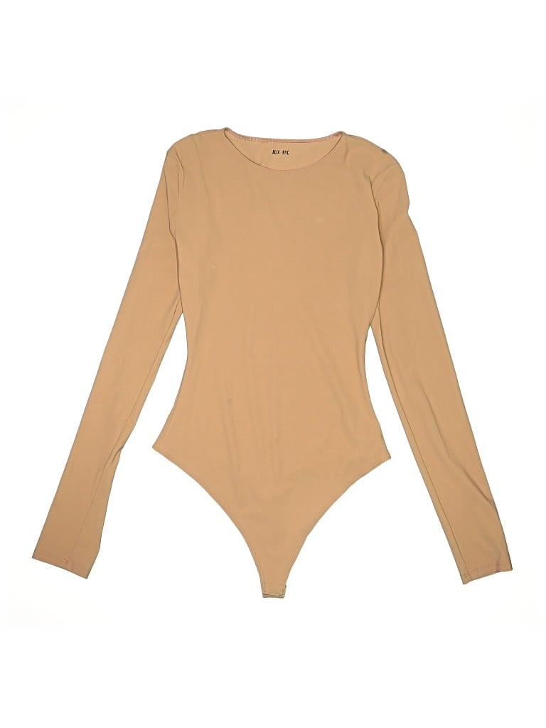 Pre-owned Alix Nyc Bodysuit In Brown