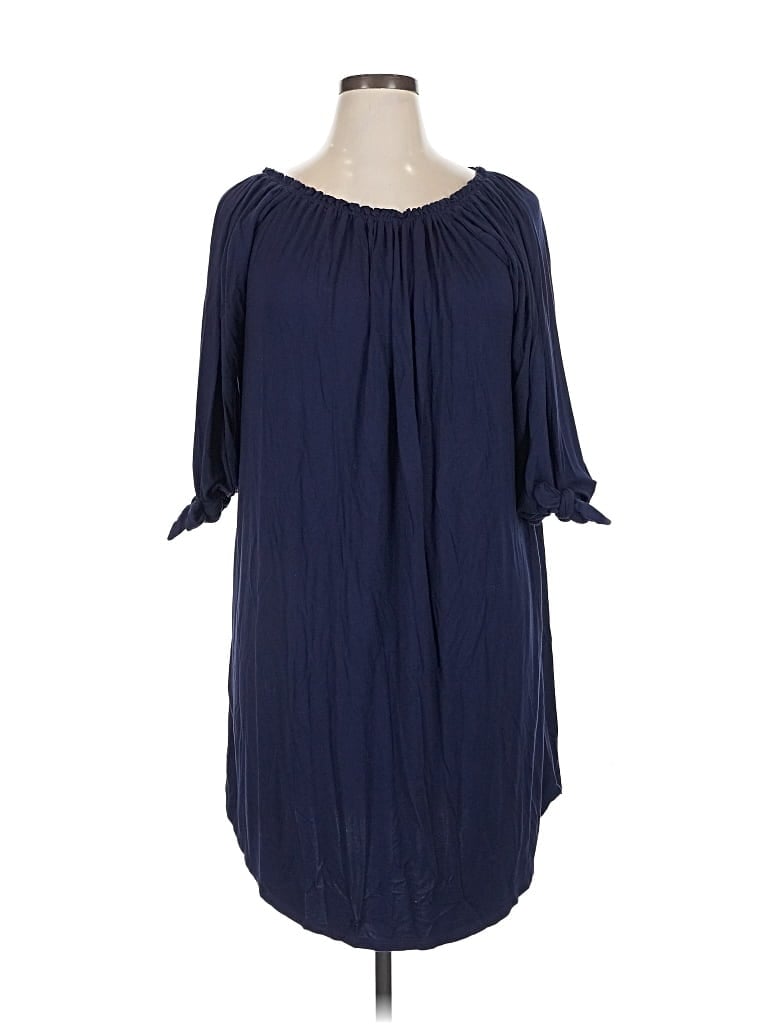 Pre-owned Cupio 3/4 Sleeve Blouse In Blue
