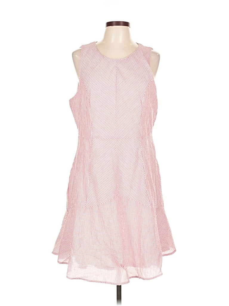Pre-owned Nina Leonard Cocktail Dress In Pink