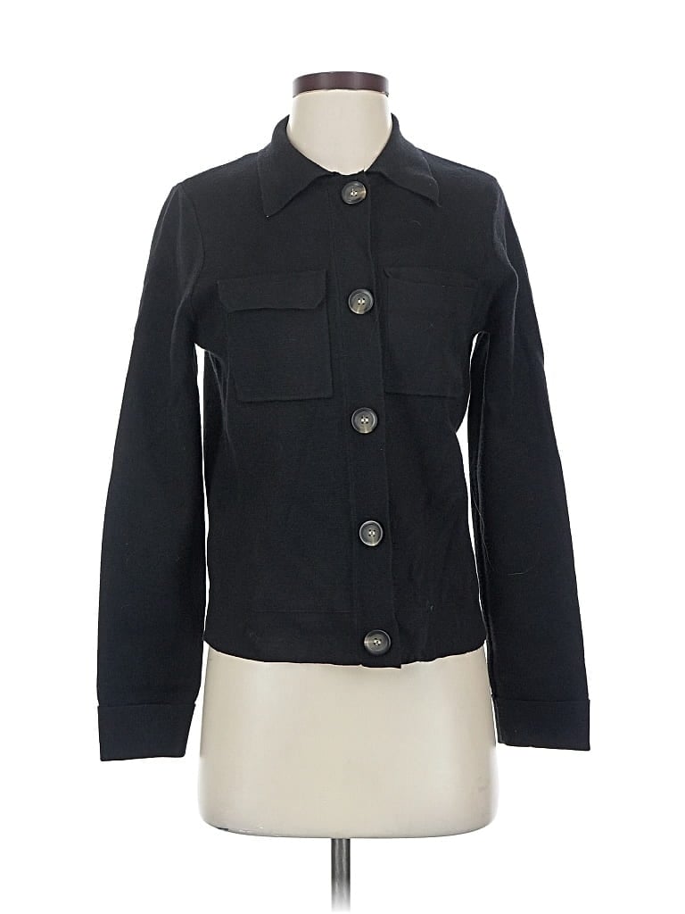 Pre-owned T Tahari Cardigan Sweater In Black