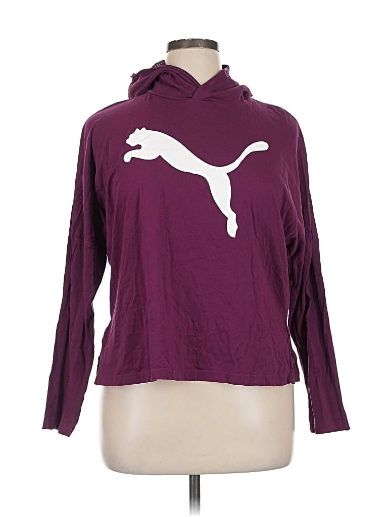 Pre-owned Puma Sweatshirt In Purple