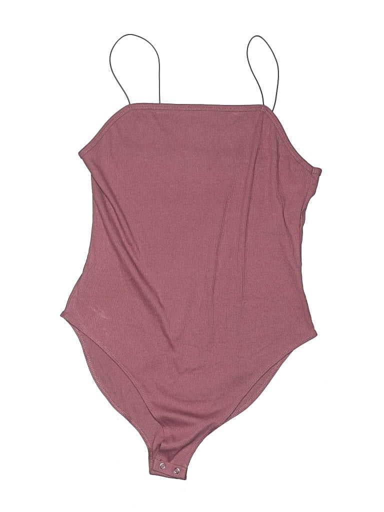 Pre-owned Wild Fable Bodysuit In Burgundy