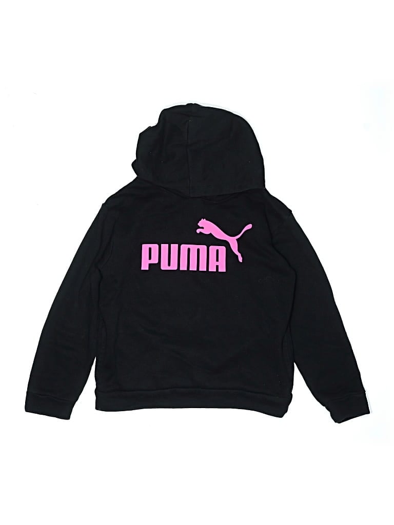 Pre-owned Puma Kids' Pullover Hoodie In Black