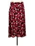 CAbi 100% Polyester Hearts Red Casual Skirt Size 8 - photo 1