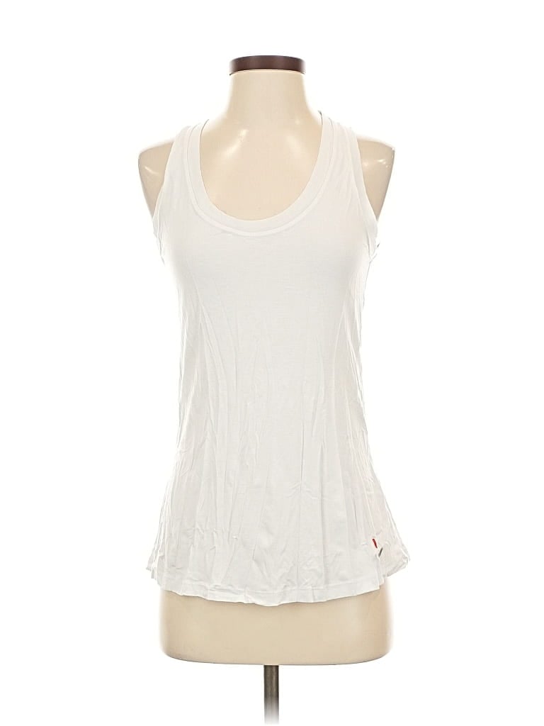 Pre-owned Bro Fitwear Tank Top Ivory Halter Neckline Tops In White