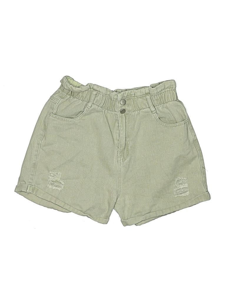 Pre-owned Aaron & Amber Denim Shorts In Green
