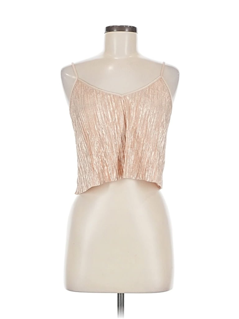 Pre-owned Victoria's Secret Sleeveless Blouse In Gold