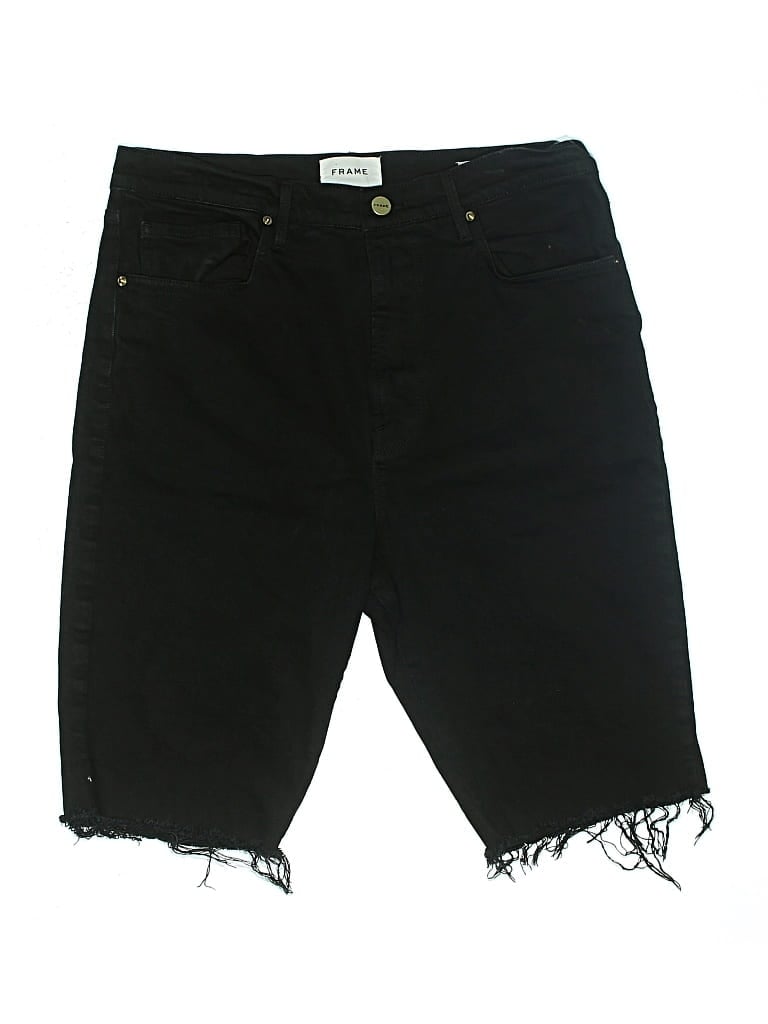 Pre-owned Frame Denim Shorts In Black