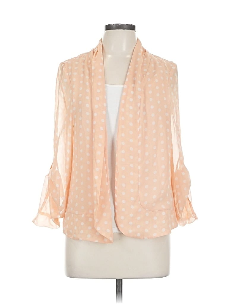Pre-owned Lc Lauren Conrad Kimono In Orange