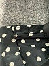 Unbranded Polka Dots Black Short Sleeve Top Size 10 - photo 7