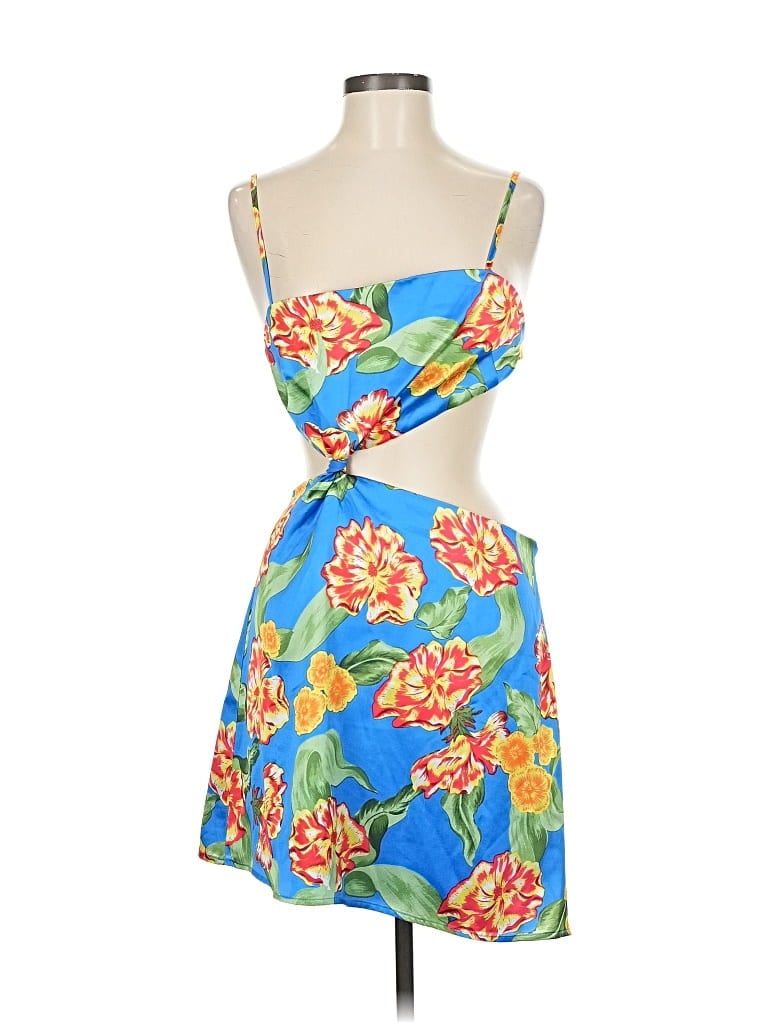 Pre-owned More To Come Cocktail Dress In Blue