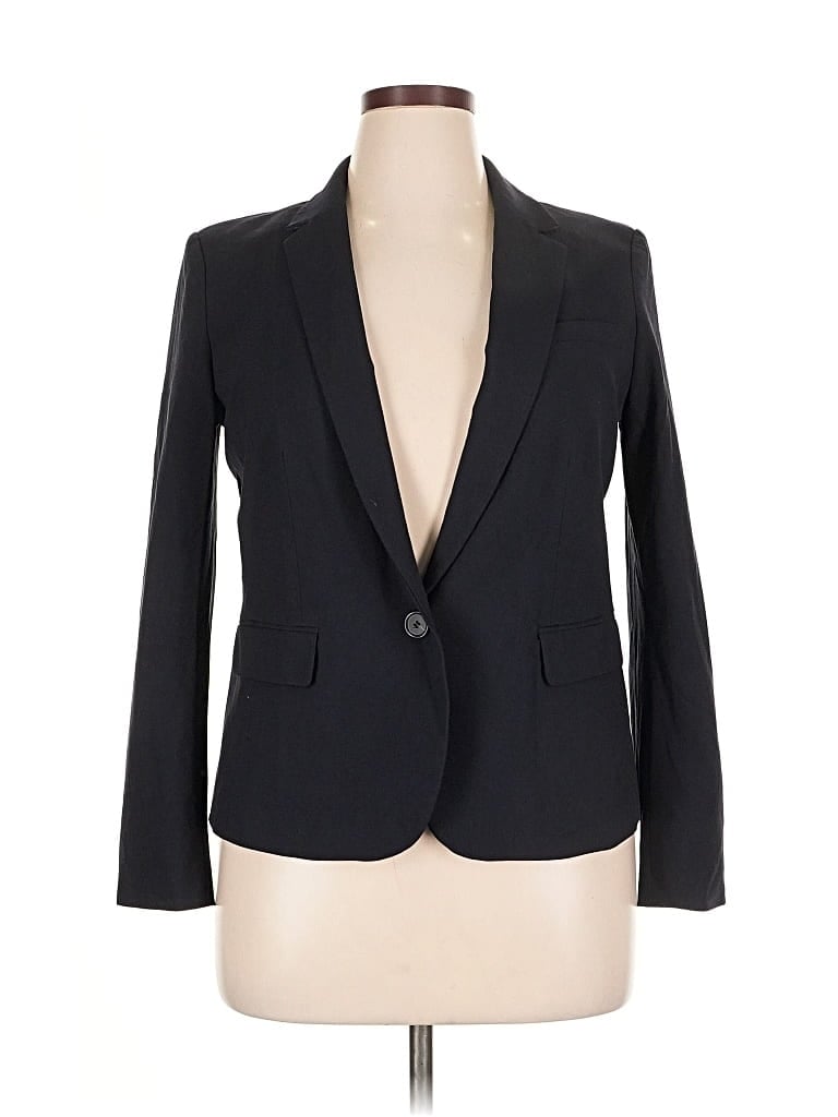 Pre-owned Ann Taylor Blazer Jacket In Black