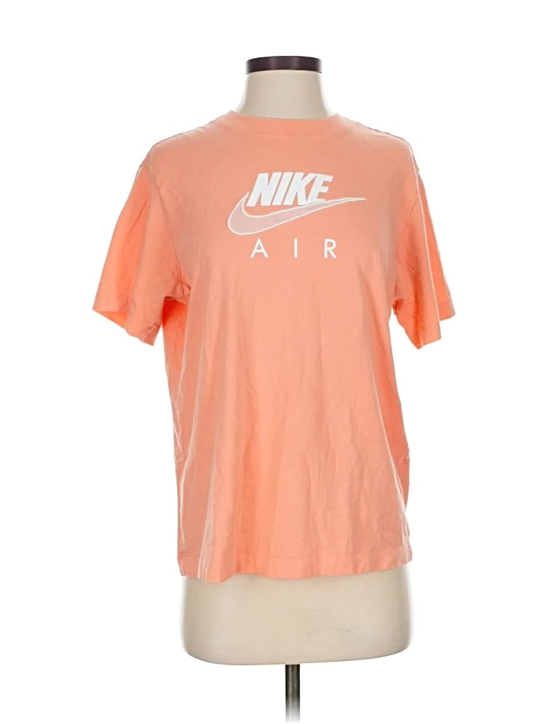 Pre-owned Nike Short Sleeve T-shirt In Orange