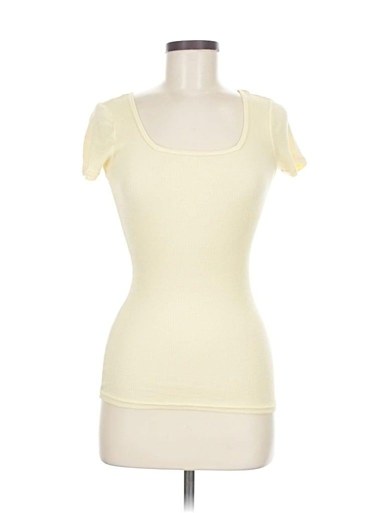 Pre-owned Michael Stars Sleeveless T-shirt In White