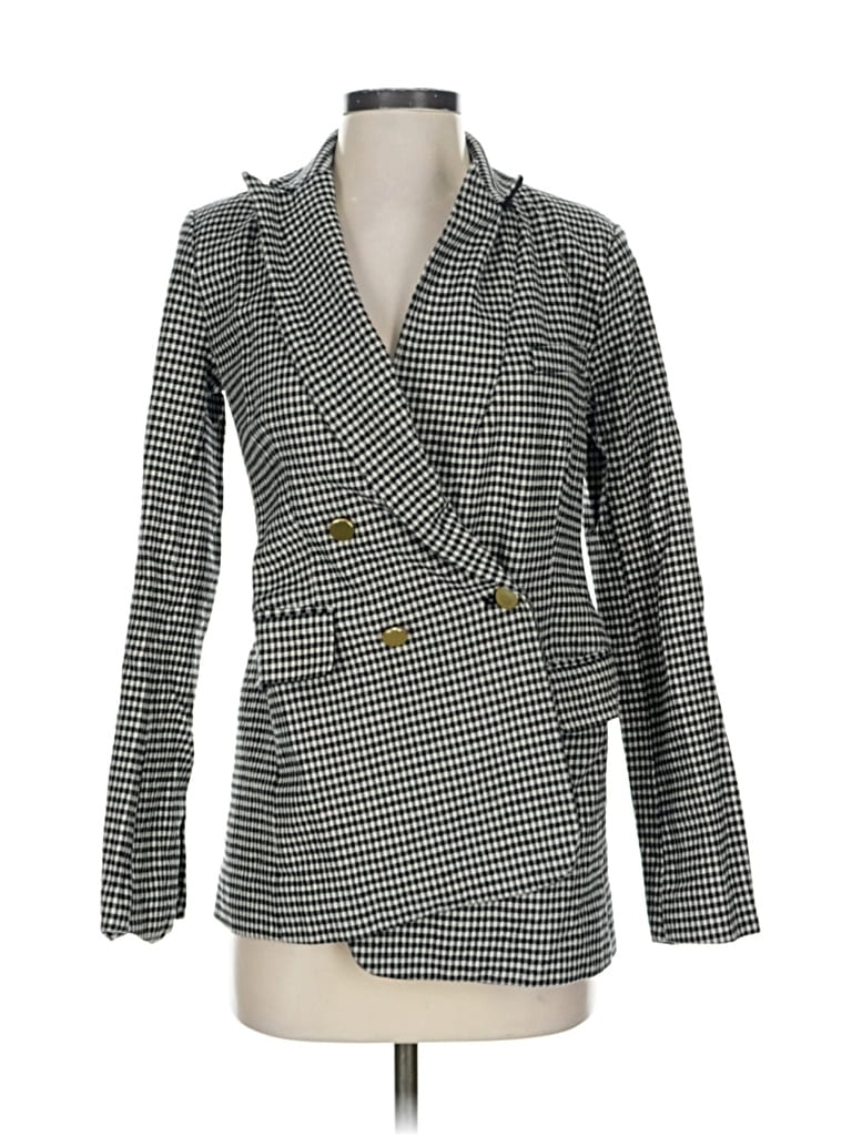 Pre-owned Free Assembly Blazer Jacket In Gray