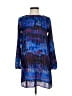 BB Dakota 100% Polyester Print Blue Casual Dress Size XS - photo 1