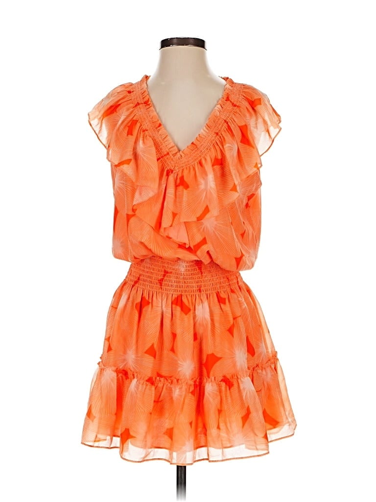 Pre-owned Ramy Brook Cocktail Dress In Orange