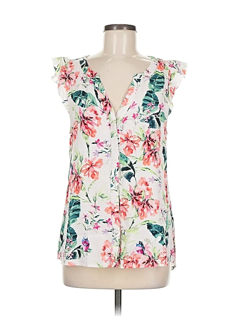 Pre-owned Sanctuary Sleeveless Blouse In Green